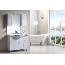 Cabinet de salle de bain nouvelle mode embossage armoire design salle de bain vanité salle de bains meubles salle de bain miroir armoire (9028)